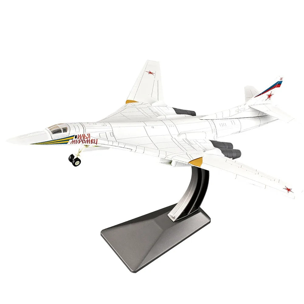 1:100 Scale Transport Aircraft Model Detailed Design Y-20 Bomber Model TU-160 Attack Aircraft Building Blocks Set Boys Gifts