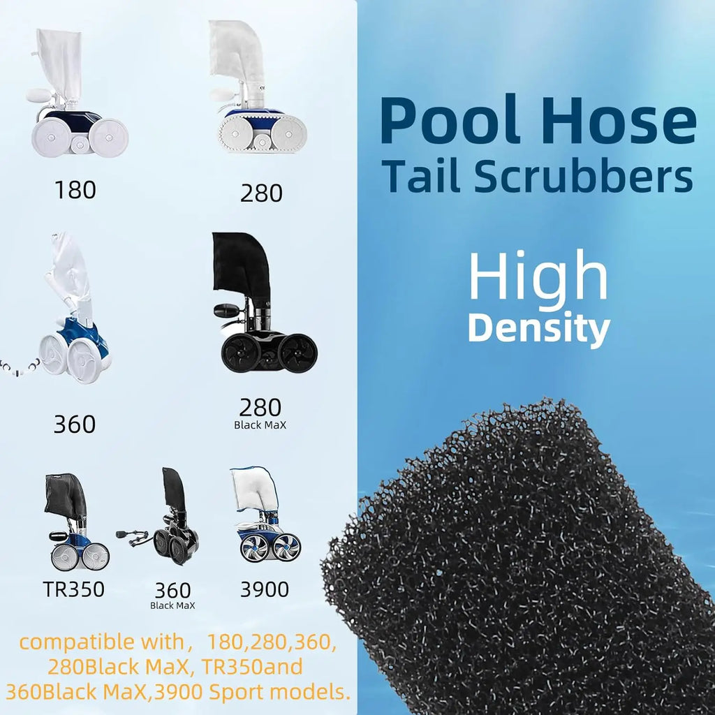 12 Pack Sweep Hose Tail Scrubbers For Polaris180 280 360 380 480 3900 Pool Cleaner Parts