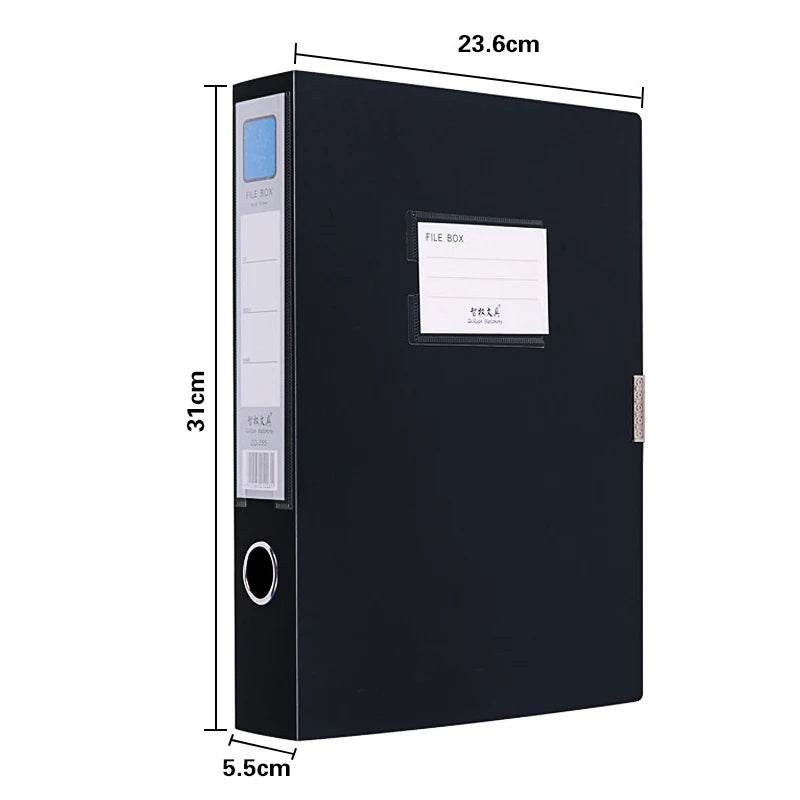 Thickened Large Capacity File Organizer For Desk Document File Box Storage Bag Standing Test Paper Bag 2.0cm 3.5cm 5.5cm 7.5cm