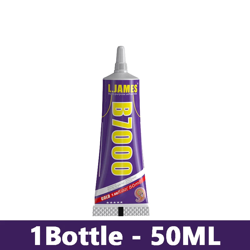 15ML 25ML 50ML 110ML Strong Soft Cellphone Repair Glue B7000 Clear Glue B-7000 Multipurpose DIY Adhesive