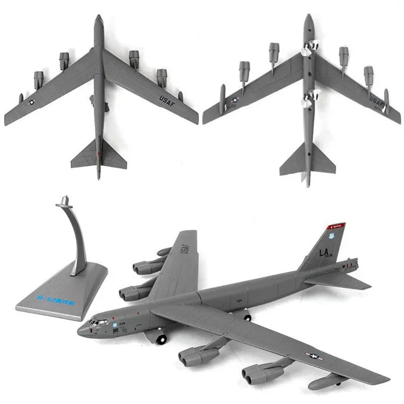 25CM 1/200 scale American Army B-52 Strategic Bomber fighter aircraft airplane models adult children toys for display show