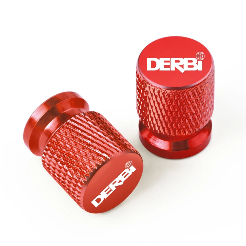 2PCS For DERBI EBE EBS D50B0 VARIANT SPORT R GPR Tire Valve Caps Wheel Tyre Cover CNC Aluminum Alloy Accessories