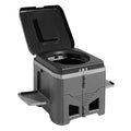 Portable Folding Toilet for Car Camping Foldable Travel Potty with Lid Odor-proof Outdoor Mobile Toilet Emergency Toilet Stool