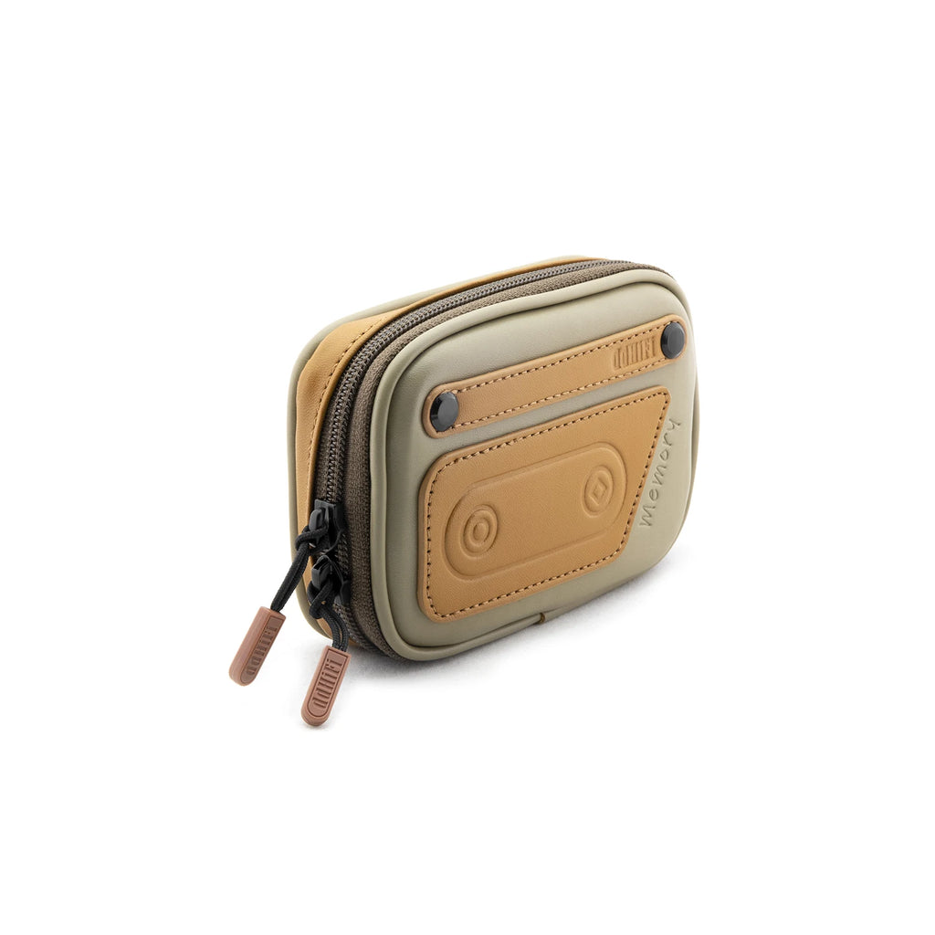 DD ddHiFi CZ120 Cassette-Style Earphones Storage Case With Composite Leather And Customized YKK Double Slider Zipper