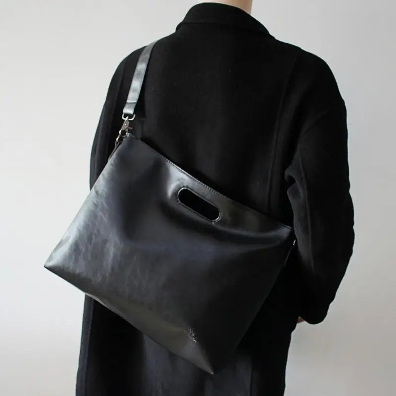 European And American Fashion Retro Patent Leather Shiny Surface Handbag Multifunctional Portable Single Shoulder Crossbody Bags