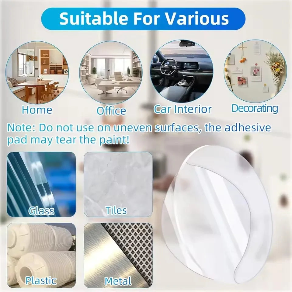 Resistant Double Sided Sticky Adhesive Replacement Pads for Universal Dashboard Car Phone Sucker Holder Dash Cam Camera GPS