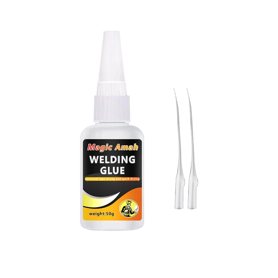 1/4PCS Welding Glue Strong Bonding Instant Drying Adhesive Instead of Welding for Metal Plastic Ceramic Wood Repair