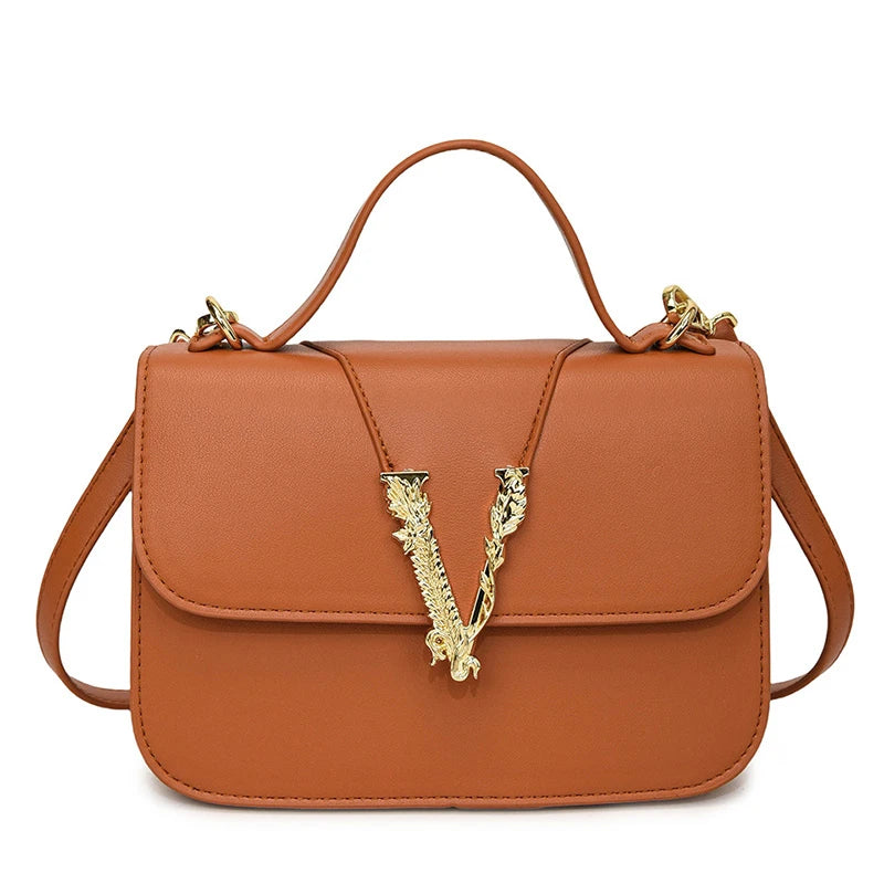 Original Square Diaper Bag Women Satchel Handbag Textured Leather Crossbody Shoulder Purse Retro Classic