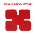 10pcs Round Square Double Sided Adhesive Acrylic Transparent No Traces Double-Sided Sticker Waterproof Strong Adhesive Sticker