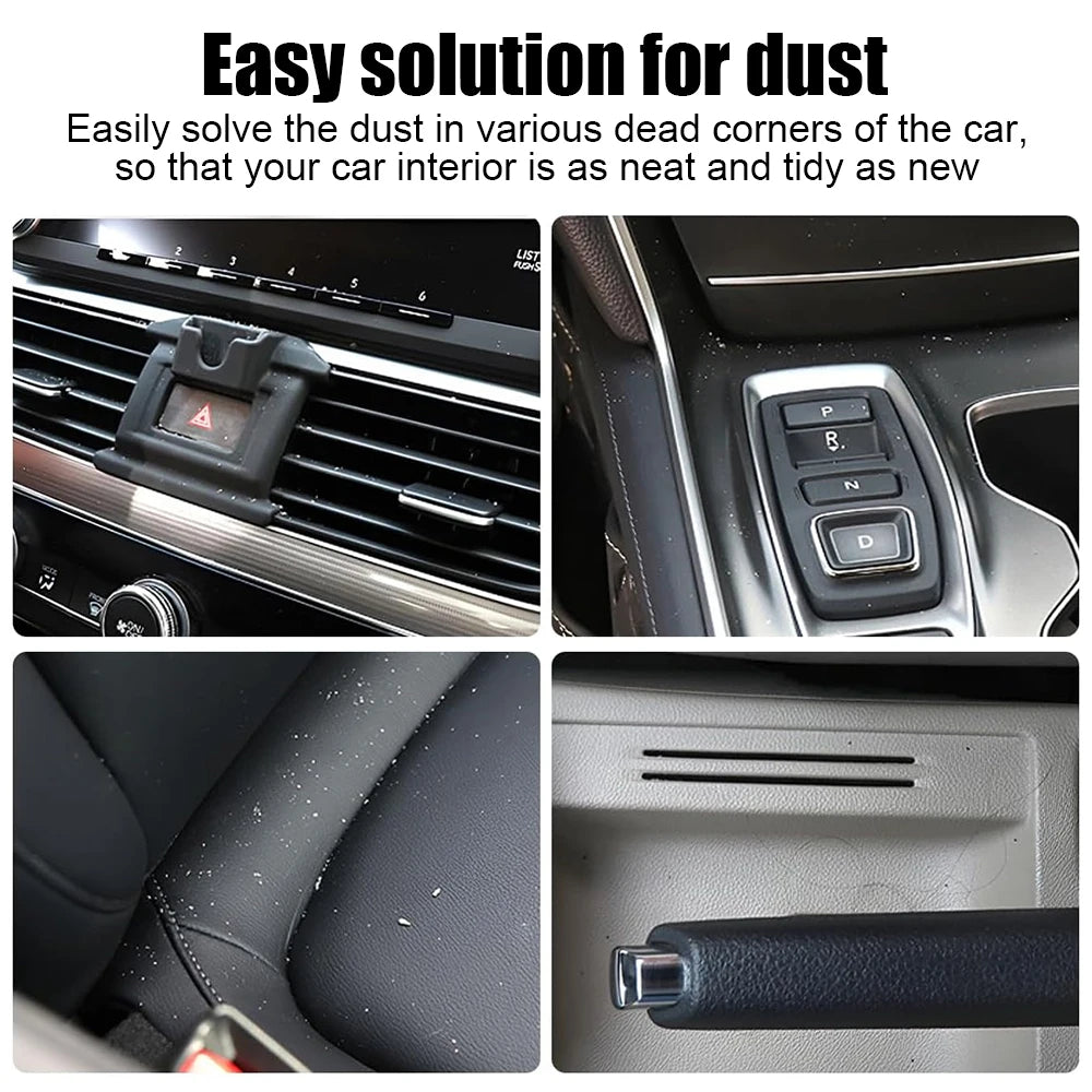 Wheel Rims Clean Brush Air Conditioner Air Outlet Cleaning Brushes 3PCS Elbow Sweeping Tools Car Interior Detail Cleaning Brush