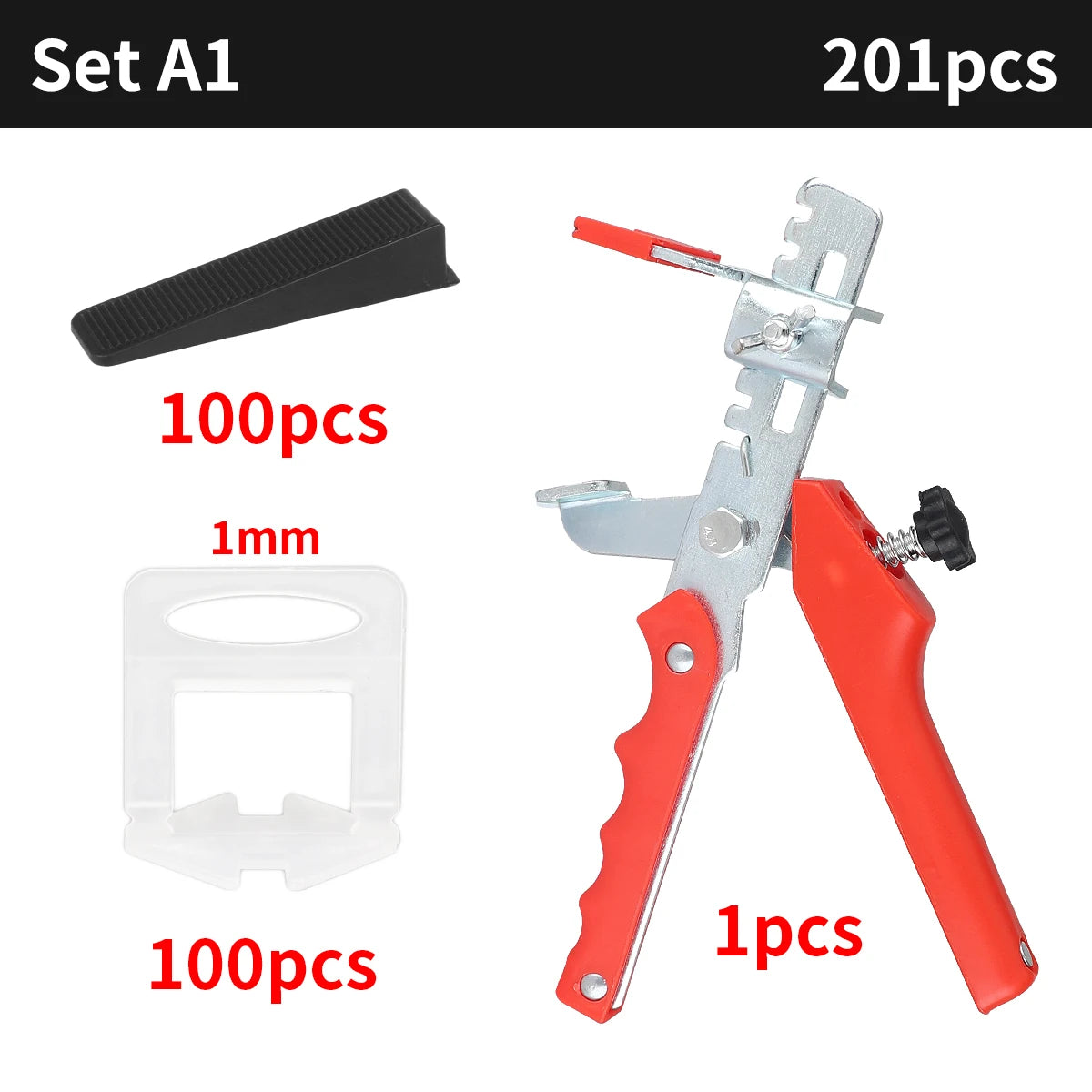 Tile Leveling System Laying Level Wedges Alignment Spacers Leveler Locator Spacers Flooring Wall level 1/1.5/2/2.5/3mm