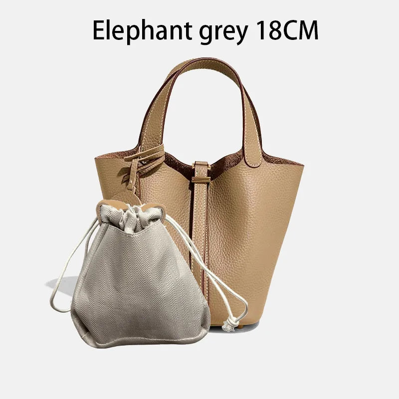 MENDY Women Bags Handbags Bucket Bag 18/22 Big Small Fashion Tote Bag Genuine Leather Luxury Quality Designers Lady Hand Bags