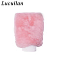 Lucullan Pink Synthetic Wool Wash Mitt Soft and Scratch-Free For Washing and Polishing