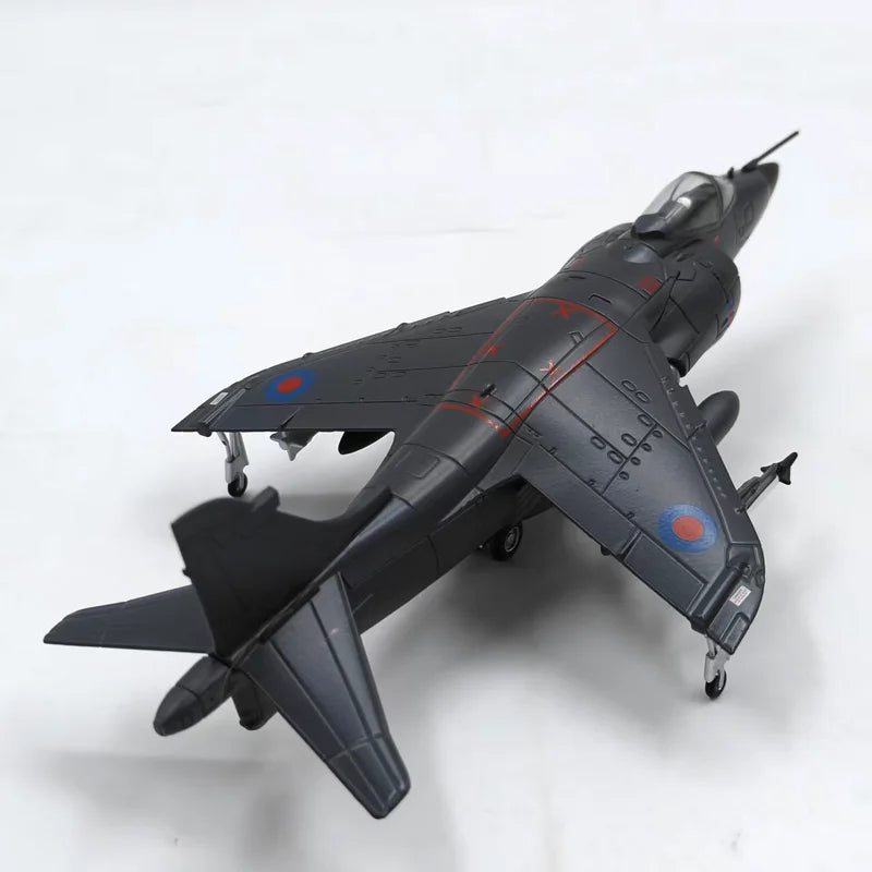 1/72 Scale Sea Harrier Fighter Jet Alloy Finished Simulation Military Aircraft Model Display Ornament For Aviation Collectors