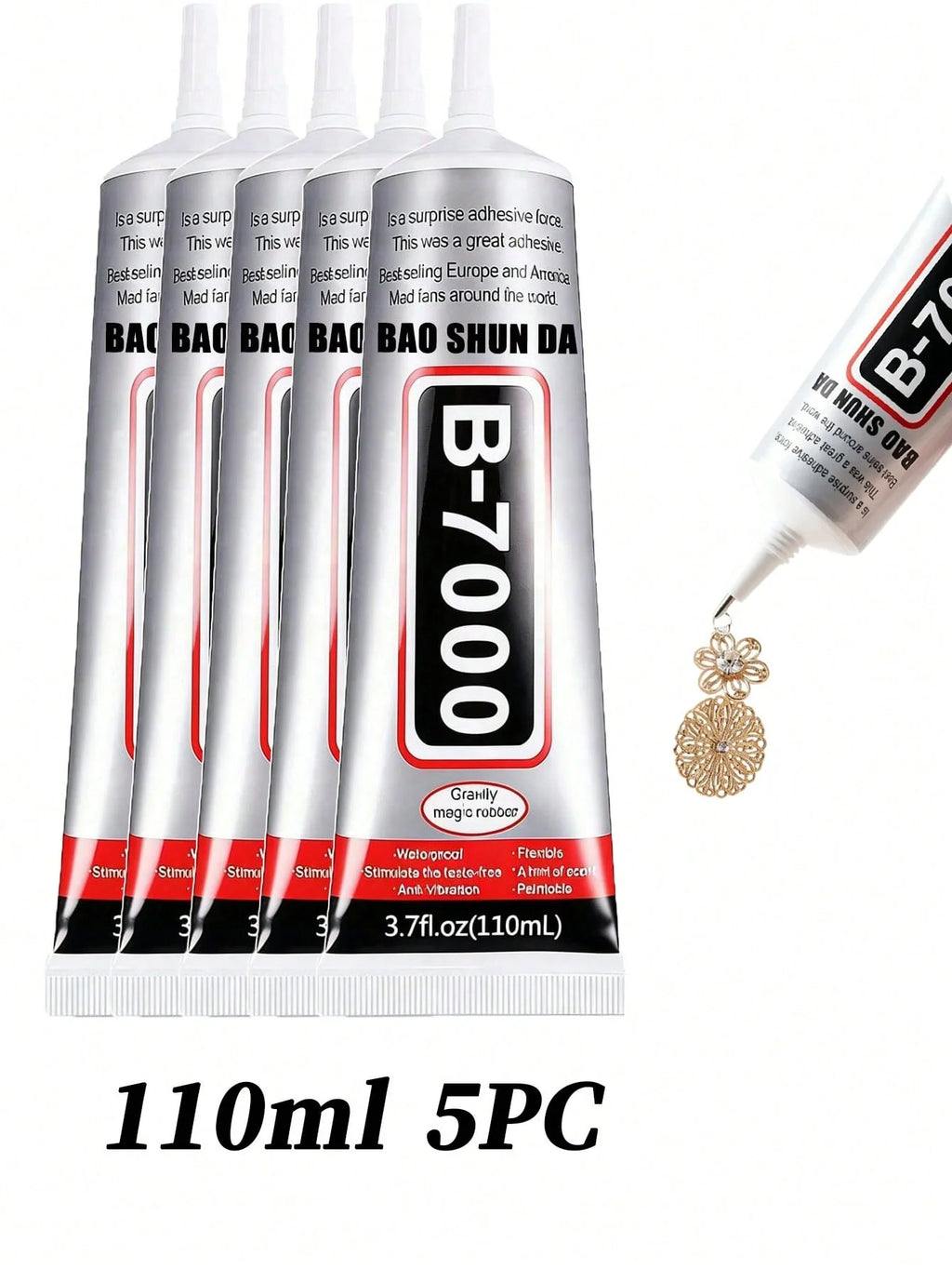 B-7000 Super Glue,Multi Functional Glue Transparent Paste Adhesive Multi-Function Repair Glues Suitable for Phone Jewelry Glass.