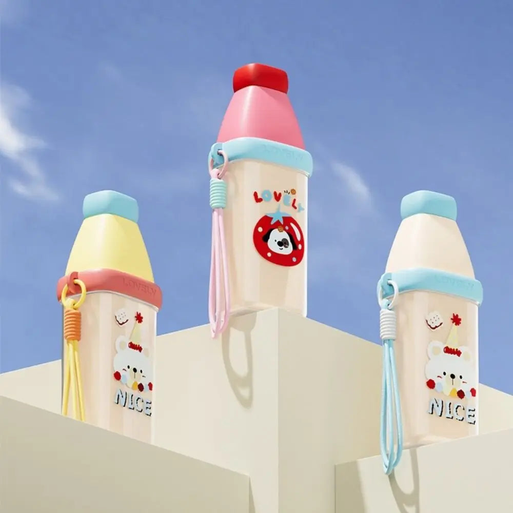Plastic 3 in 1 Toothbrush Cup Cartoon Large Capacity Mouthwash Cup Space Saving Toothbrush Toothpaste Storage Box For Home