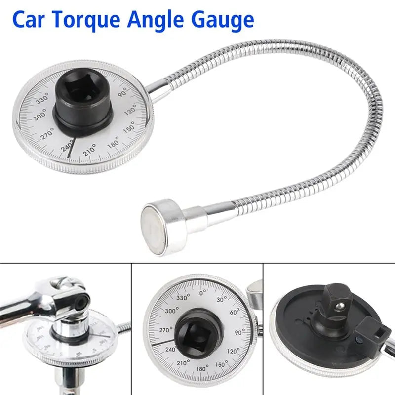 AB34-360 Degrees Torque Meter Calibrated In Degrees Torque Angle Gauge Torque Wrench Adjustable Torque Regular Scale