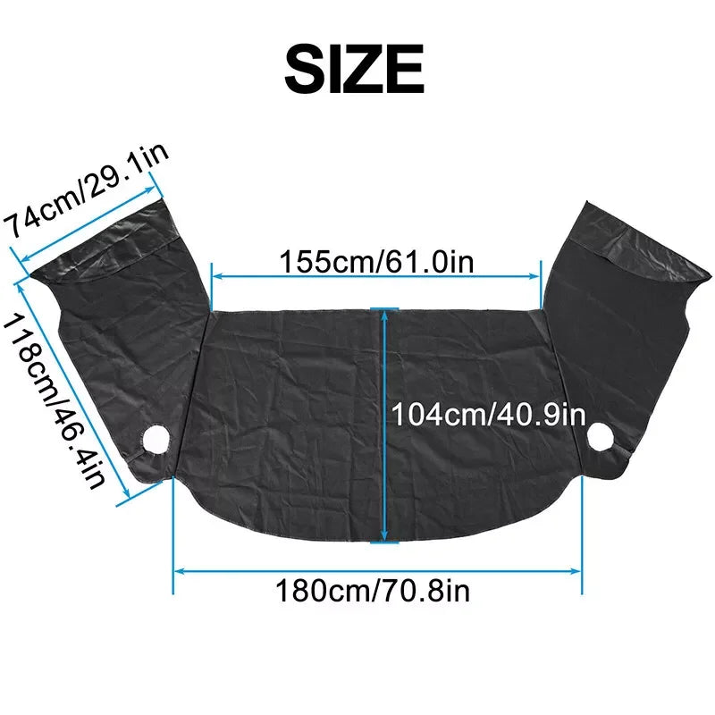For Deluxe VW T5 T6 Window Screen Cover Curtain Wrap Blind Camping Frost Auto Exterior Protection Windscreen Sunshade