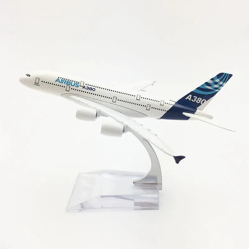 1/400 Scale Plane Model A380 Airways Series Alloy Aircraft Diecast 16cm A380 Airplane Models Children Toys Souvenir Decoration
