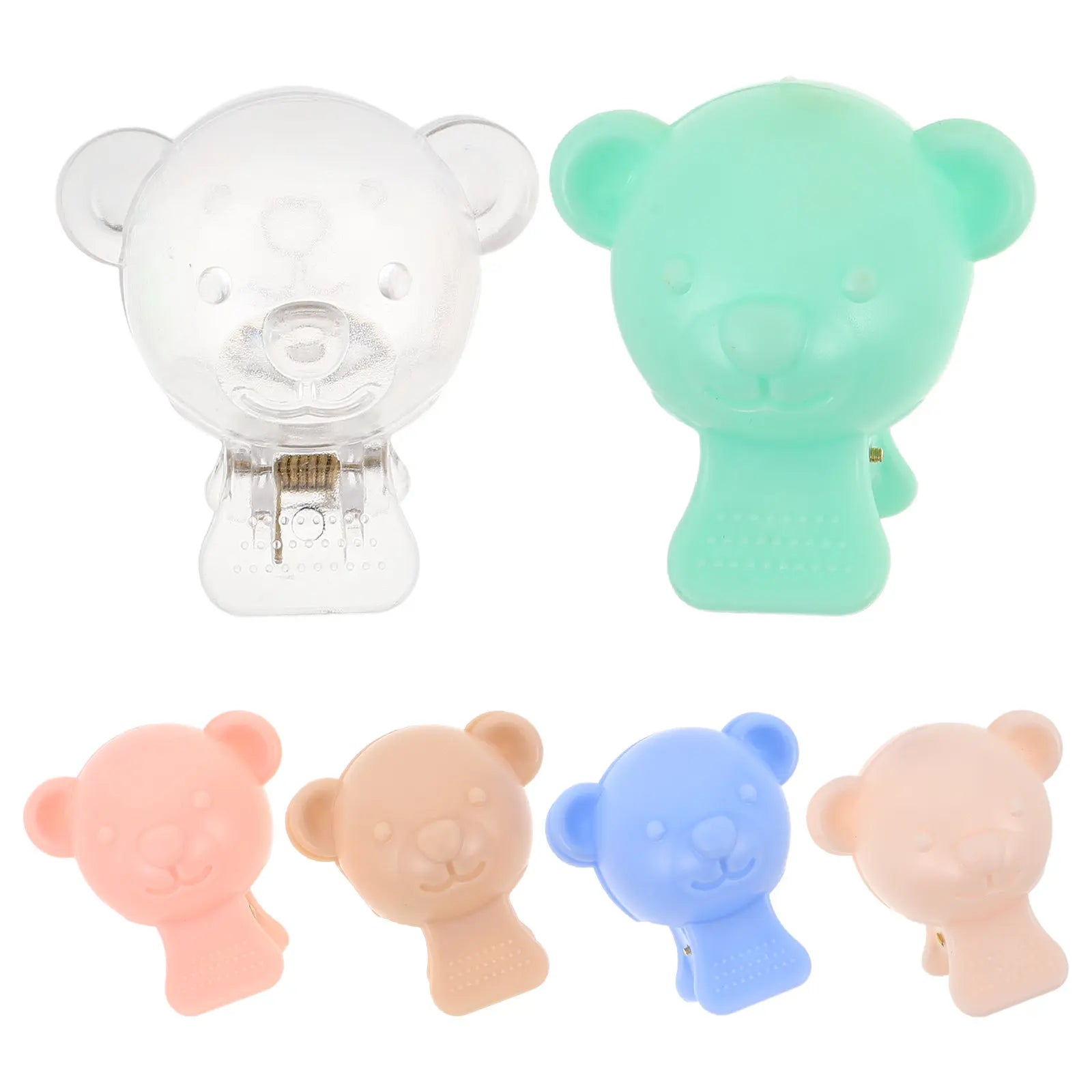 6Pcs Toothbrush Head Protective Covers Cute Cartoon Clip-on Travel Case Portable Caps for Kids Adults Bathroom Travel Use