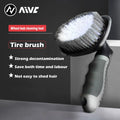 AIVC Portable Car Wheel Brush Tire Cleaning Brushes Hub Powerful Stain Remover Brush Tire Detail Brush Auto Motorcycle Wash Tool