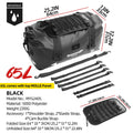 Rhinowalk Motorcycle Saddle Bag Waterproof 20L/40L/65L Universal Pannier Side Bag Top Travel Luggage Box Free Combination