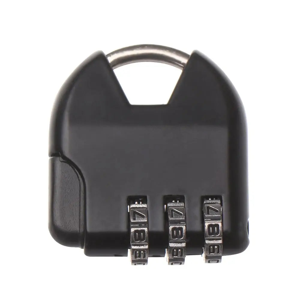 3 Digit Dial Password Lock Luggage Travel Suitcase Locker Case Supply Combination Code Padlock Security Tool Diary Protector
