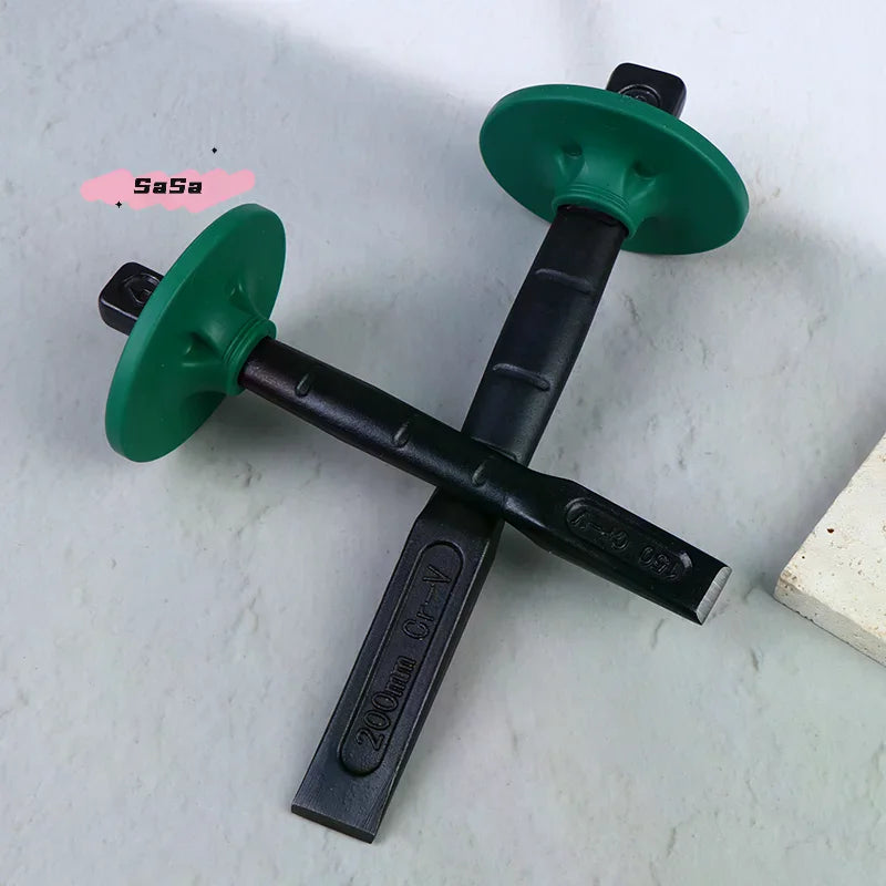 1/2/3Pcs 6/8 Inch Chrome Vanadium Steel Flat Chisel Cement Stone Splitter Flat Chisel Concrete Tools Flat Shovel Wood Cutter