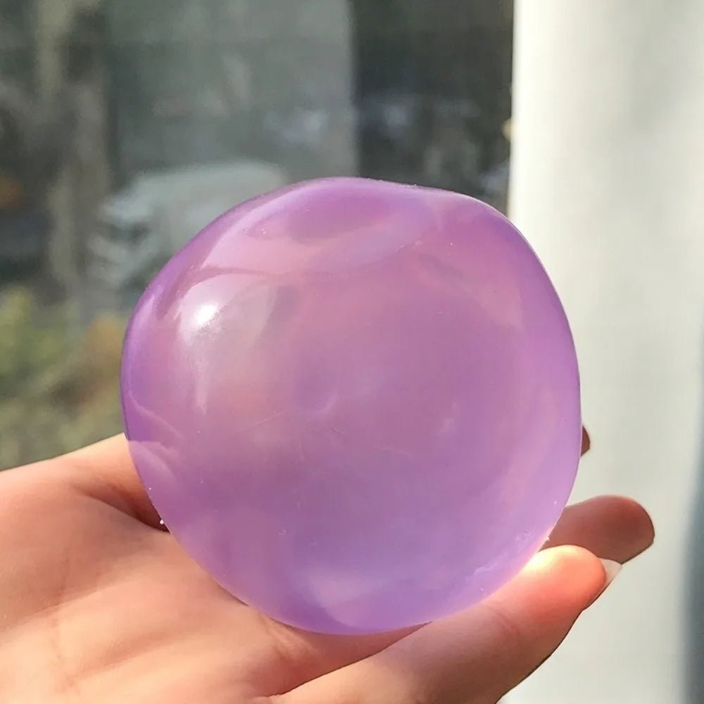 Moldable Stress Ball Squishy Toy Slow Rising Decompression Sensory Toy for Adult Moldable Squishy Pearl Coconut Oil Squeeze Toy