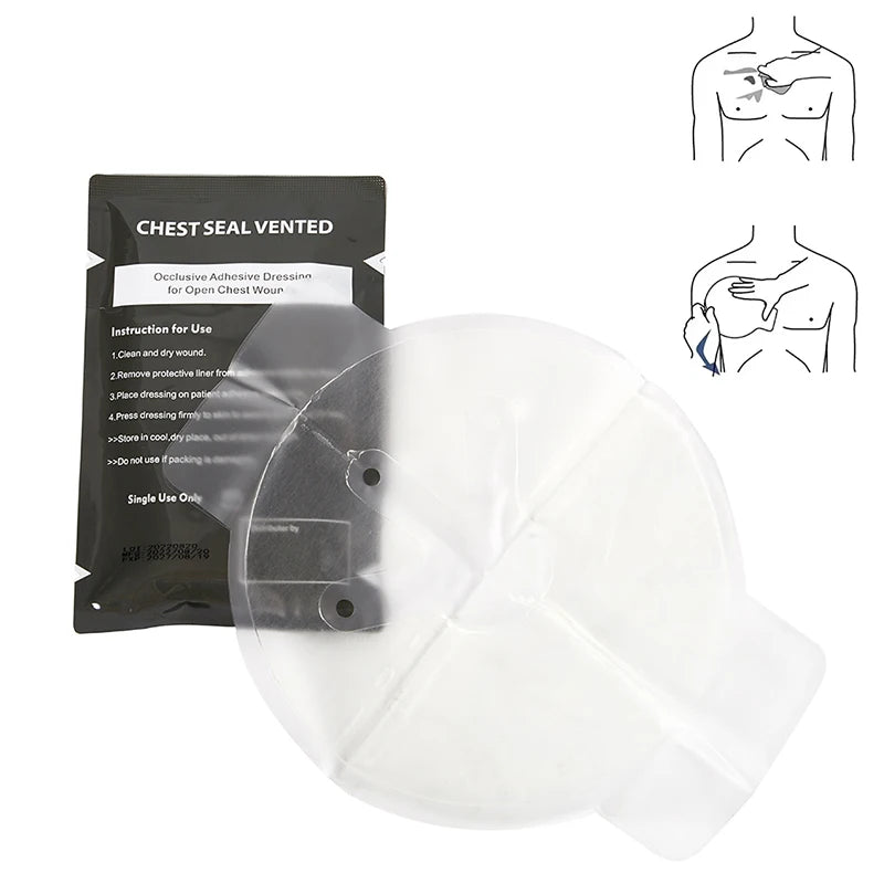 Hot Sale North American Rescue Hyfin Chest Seal Medical Chest Seal Vented