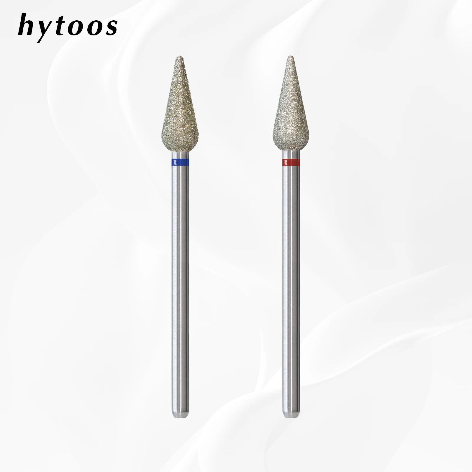 HYTOOS 5mm Long Bud Cuticle Clean Nail Drill Bits Russian Diamond Dead Skin Nail Bit Nail Cleaner Accessories Tool