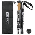 The New Foldable Trekking Pole Is Portable, Easy to Store, Freely Adjustable in Length, Sturdy, Stable, Non-Slip, Shock-Absorbing, and Has Strong Load-Bearing Capacity. It Is a Great Helper for Outdoor Climbing, Hiking, and T