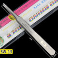 Japanese RHINO SW Series Frosted Anti-Magnetic And Anti-Acid Swiss Technology Slender Pointed High Hardness Precision Tweezers