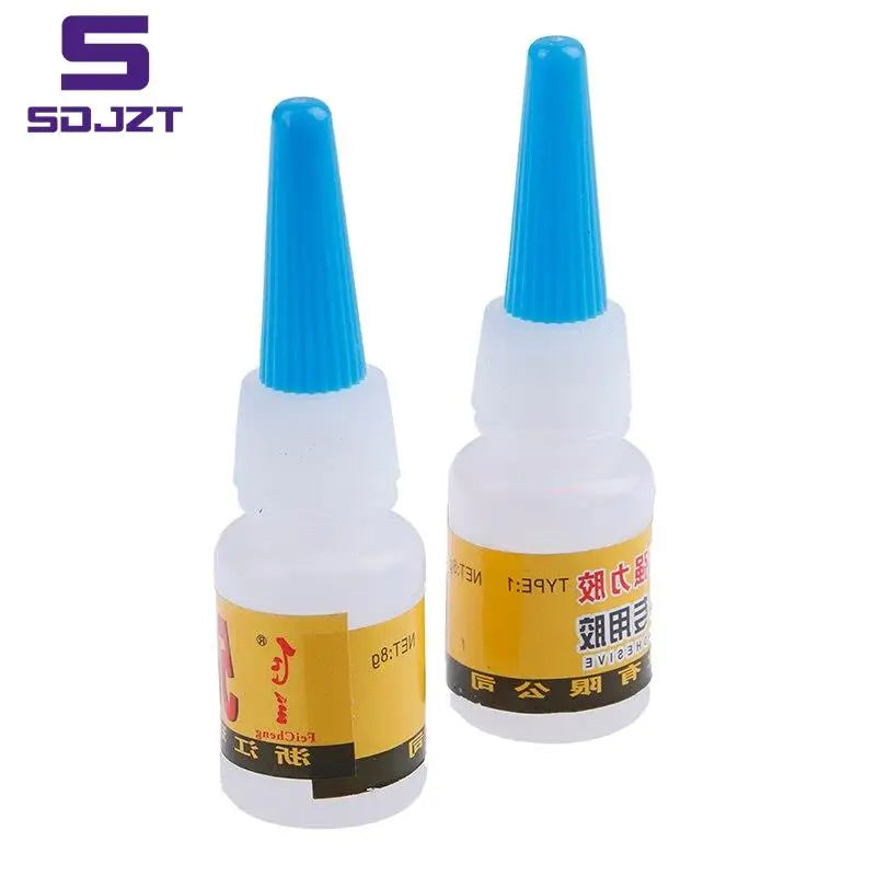 2Pcs 502 Super Glue Instant Quick-drying Cyanoacrylate Adhesive Strong Bond Fast Crafts Repair
