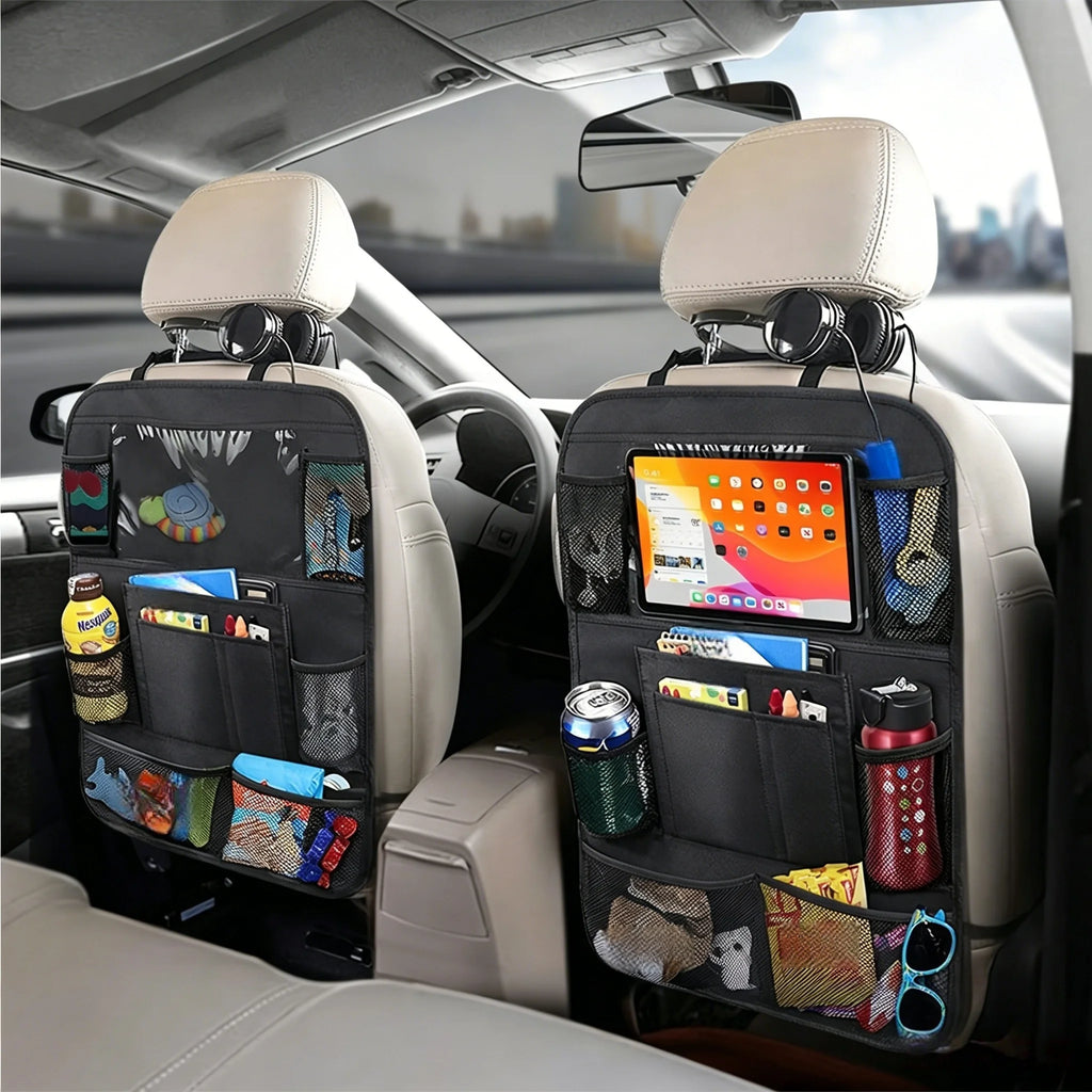 Back Seat Car Storage Box, Car Rear Seat, Car Seat Storage Box, Car Storage Bag, Car Seat Kick-Protection Cover Storage Bag