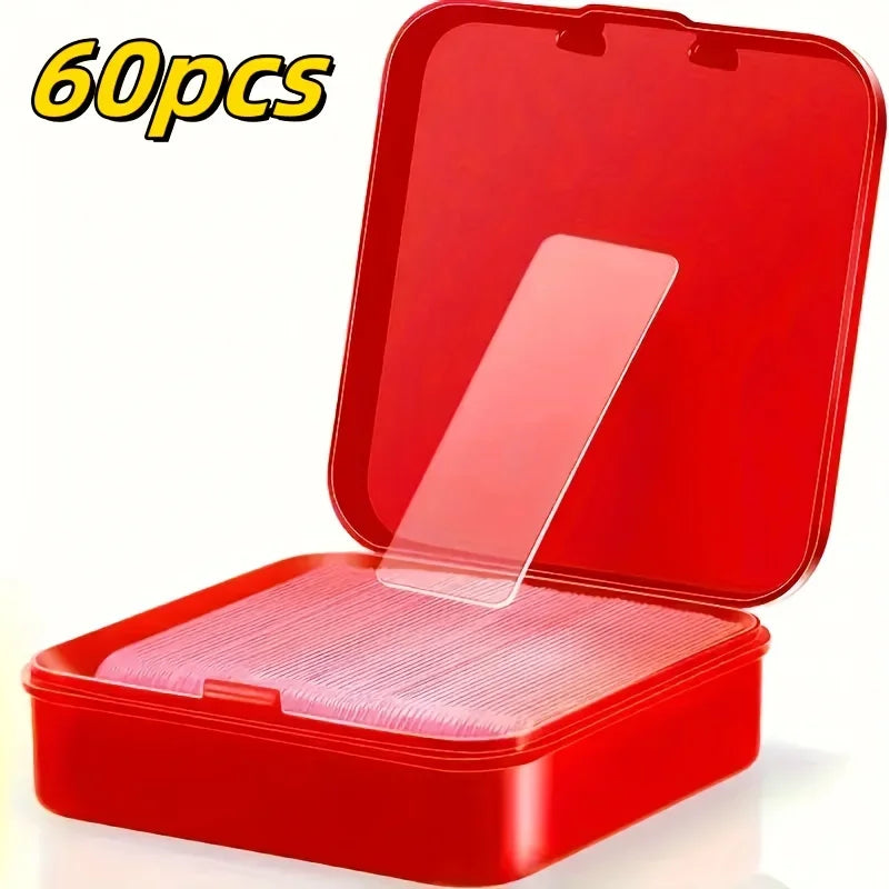 60 Pieces of Double-sided Scotch Tape, Removable Adhesive for Handicrafts