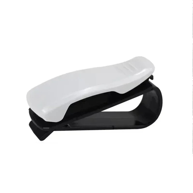 Universal Car Sun Visor Eyeglass Hanger Clip PU Leather Magnetic Glasses Holder Multi-Function Storage Auto Interior Accessories