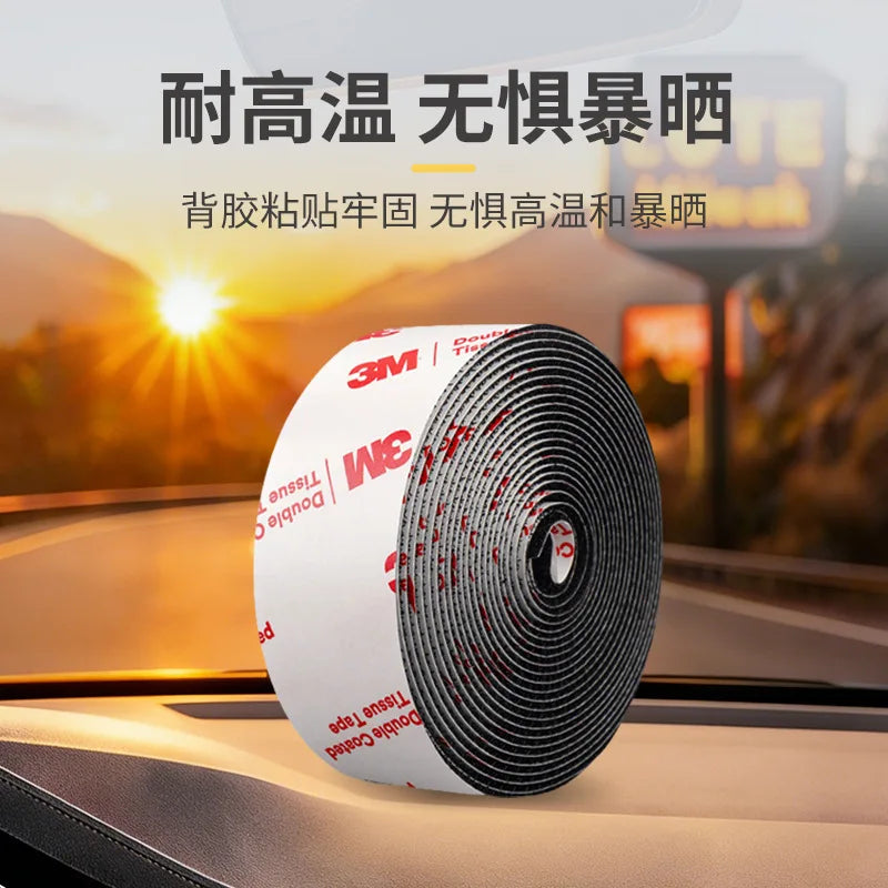 3M 56415 Heavy Duty Self-Adhesive Hook and Loop Tape Strong Hold Black Magic Fastener Tape for Indoor Outdoor Use