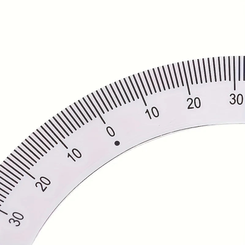Stainless Steel Arc Angle Ruler, 0-45 Degree Double Scale Protractor, Portable Curved Measuring Gauge for Carpenter Woodworking