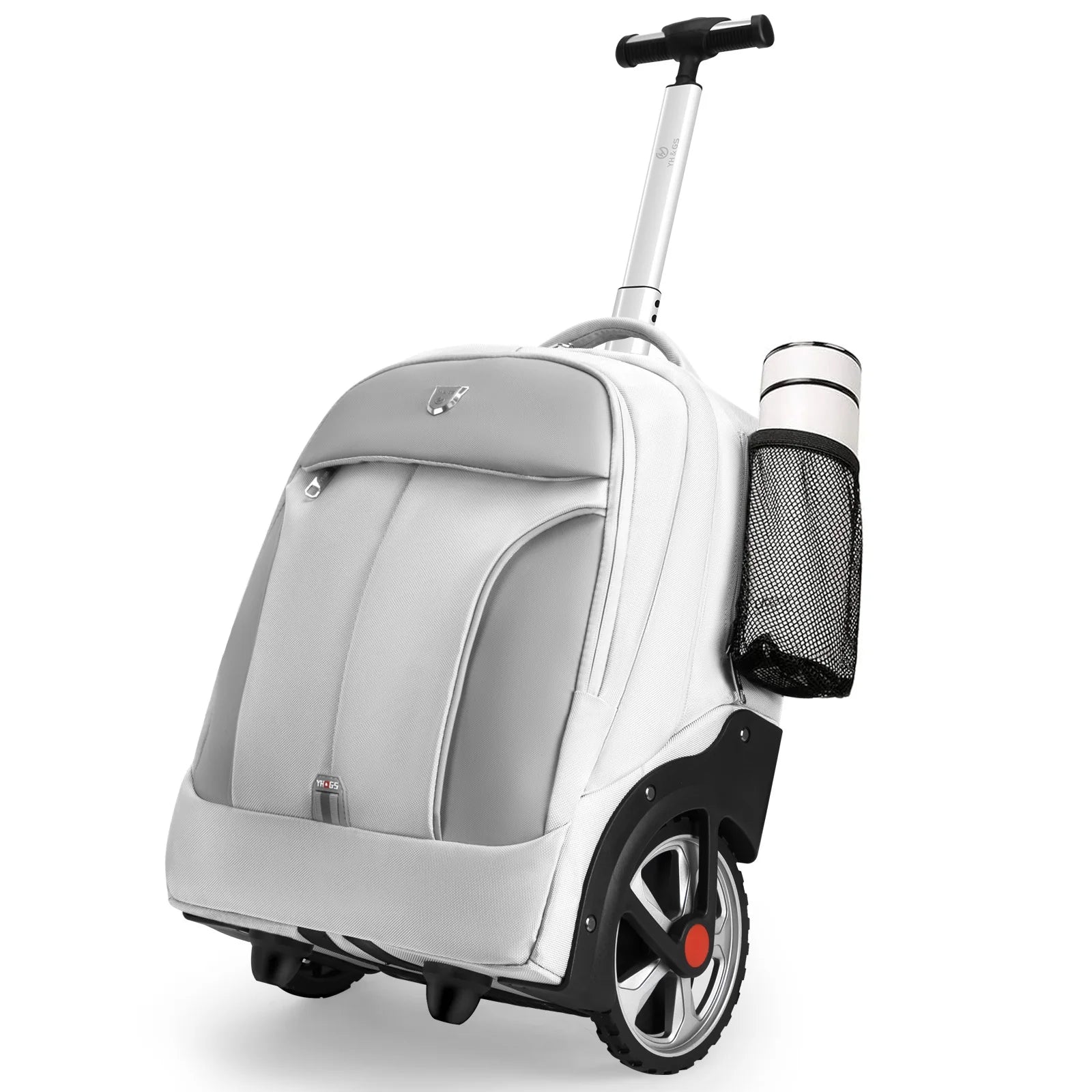 Rolling Luggage Backpack With Wheels Travel Suitcases Trolley Bags Multifinonal Laptop Carry on Backpack for Business Travel