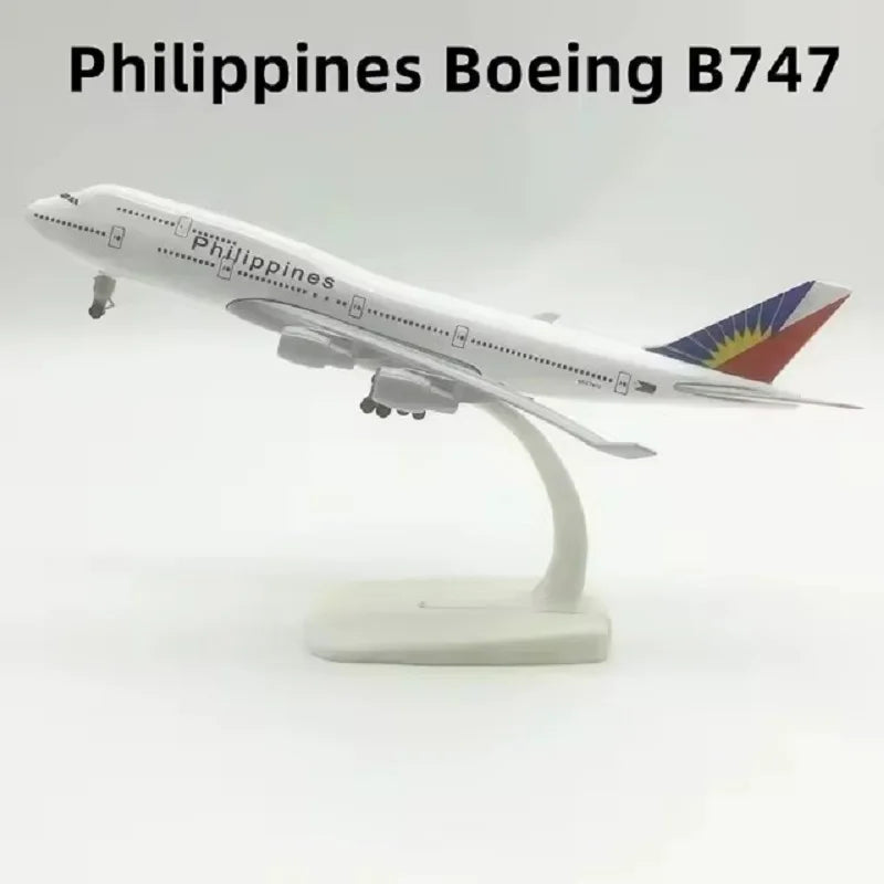 Aircraft Model 1:400 20CM B747 Scale Series Of Diecast Miniature Aviation Kid Xmas Gift Toy Airplanes Decoration