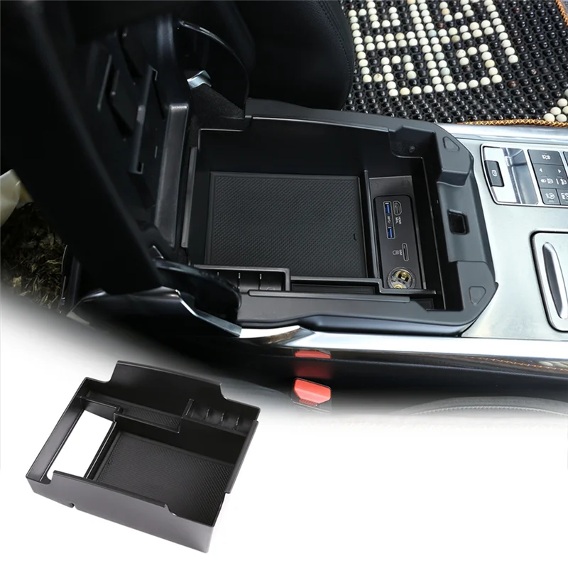 For Land Rover Range Rover Sport L494 2013-2017 Car Central Armrest Box Storage Box Organizer Tray Interior Accessories