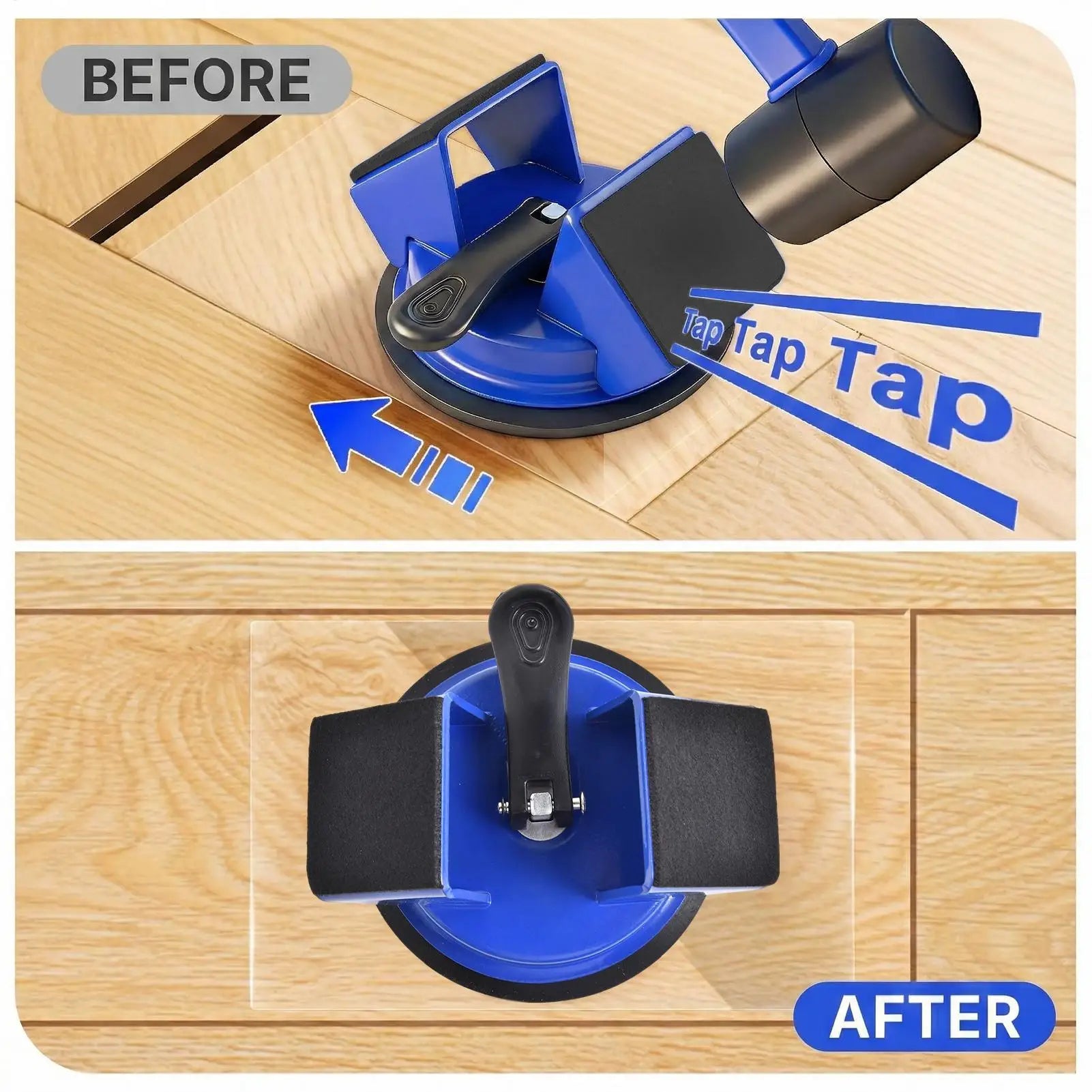 Tile Leveling Tool Heavy Duty Suction Cup Floor Lifter 45degree Striking Filler With Sticky Pads For Alignment Fixing Countertop