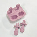 Baby Silicone Ice Cream Mold, Reusable Non-Toxic Ice Cube Tray for Homemade Frozen Treats, Breast Milk Storage, Kitchen