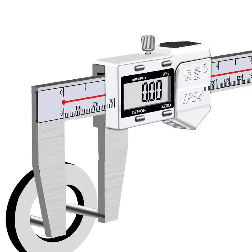 90° Special Digital Caliper For Boring 0-150mm Hook Foot Inner Diameter With Table Caliper Inner Diameter Groove Measurement