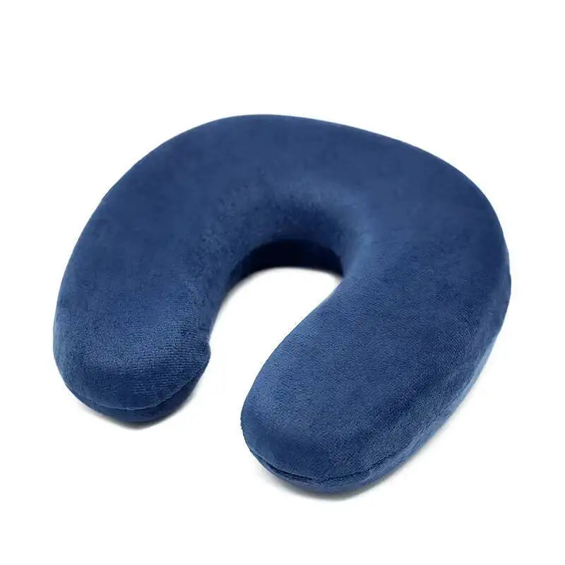 Memory Foam Pillow Neck Support Travel  Portable Slow Rebound U-Shaped Ergonomic Breathable Soft Neck Warp Support Travel Pillow