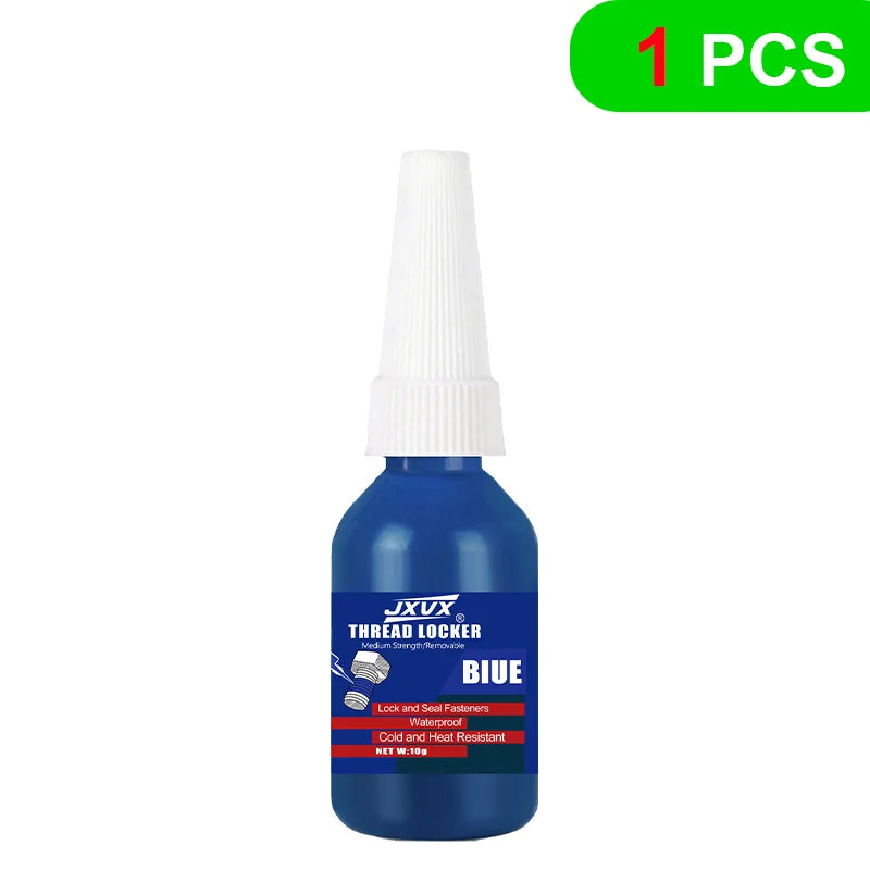 10g Anaerobic Sealing Adhesive - Blue 243 (Medium Strength) Removable Anti-Slip Threadlocker - Red 271 (High Strength) 10 pcs