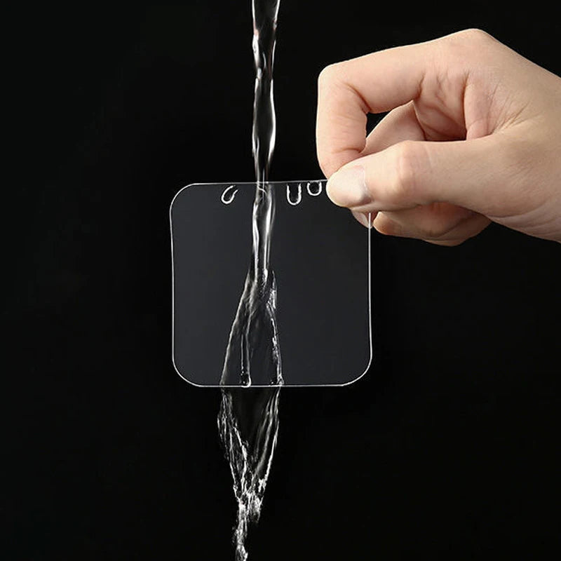 Transparent Double Sided Adhesive Tape Nano Gel Pads Super Strong Heavy Duty Washable Sticky Patch for Wall Hanging And Mounting