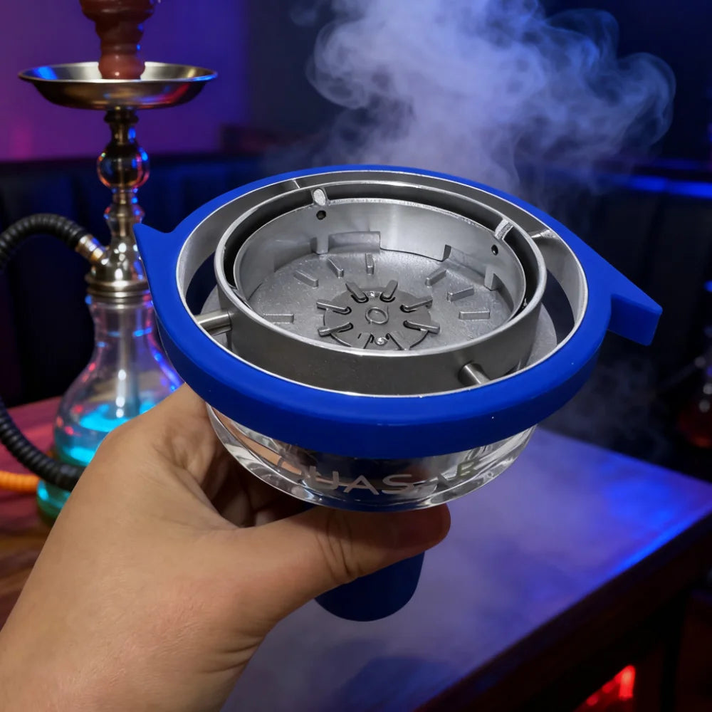 Arabic Shisha Hookah Bowl French Head Set Tobacco Charcoal Holder with Gift Box Chicha Water Smoking Accessories