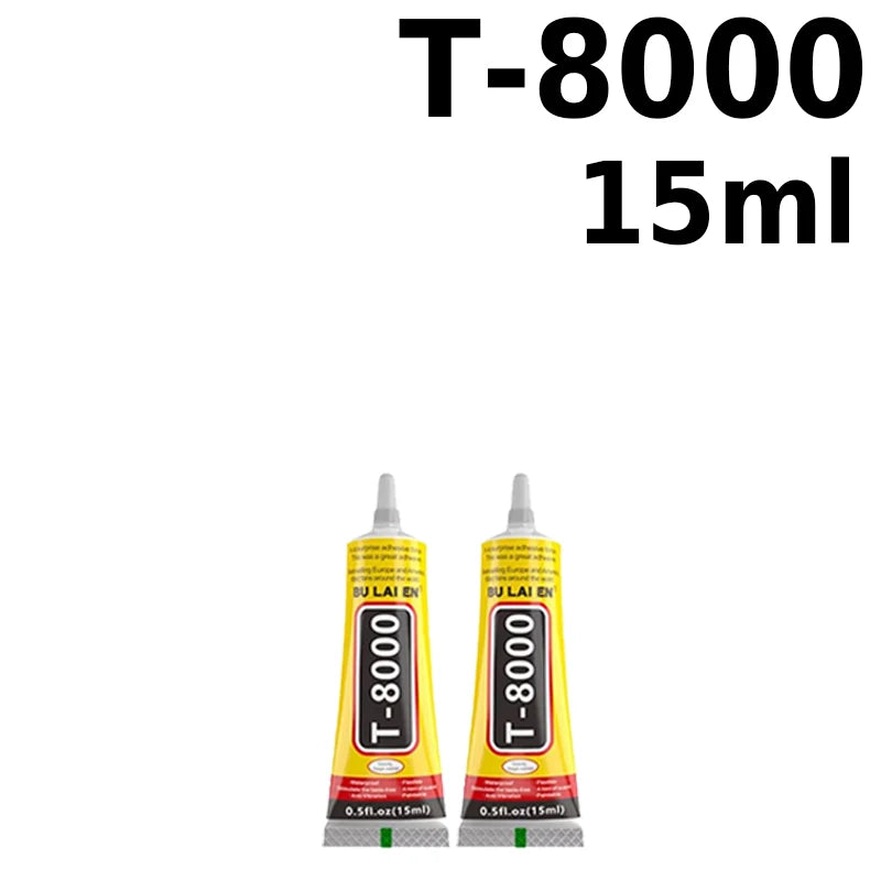T8000 Precision Glue Jewelry Rhinestone Shoe Phone Repair DIY T7000 Adhesive Crystal Clothes Textiles Logo Patches Leather Bond